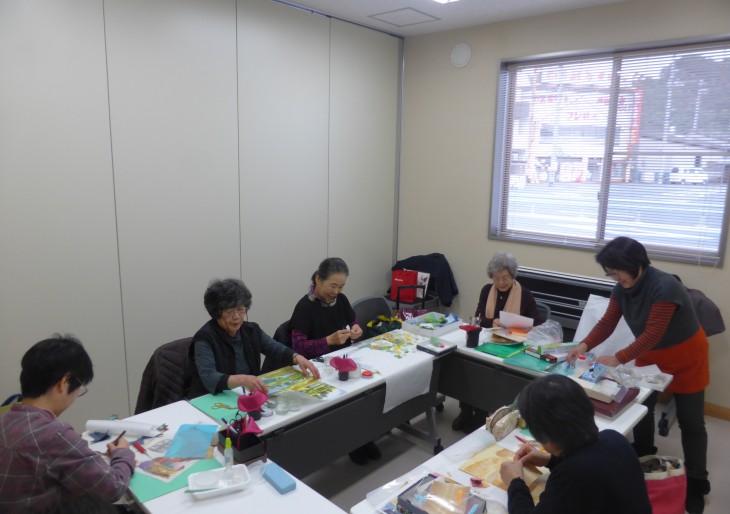 団体：和紙ちぎり絵しゅんこう